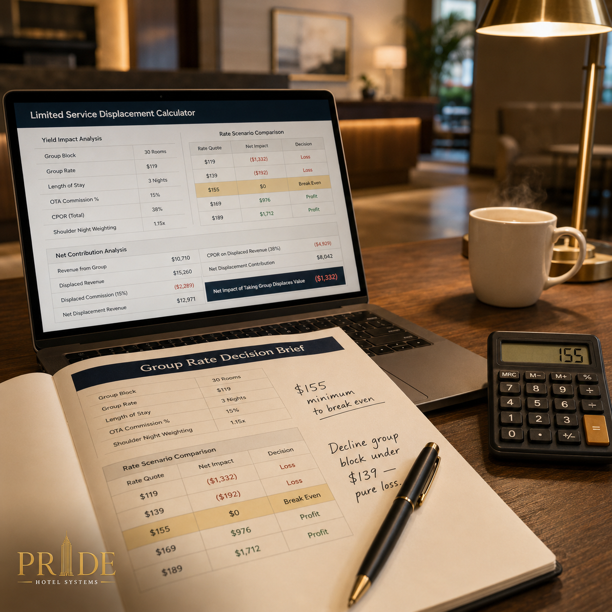 Limited Service Hotel Displacement Calculator